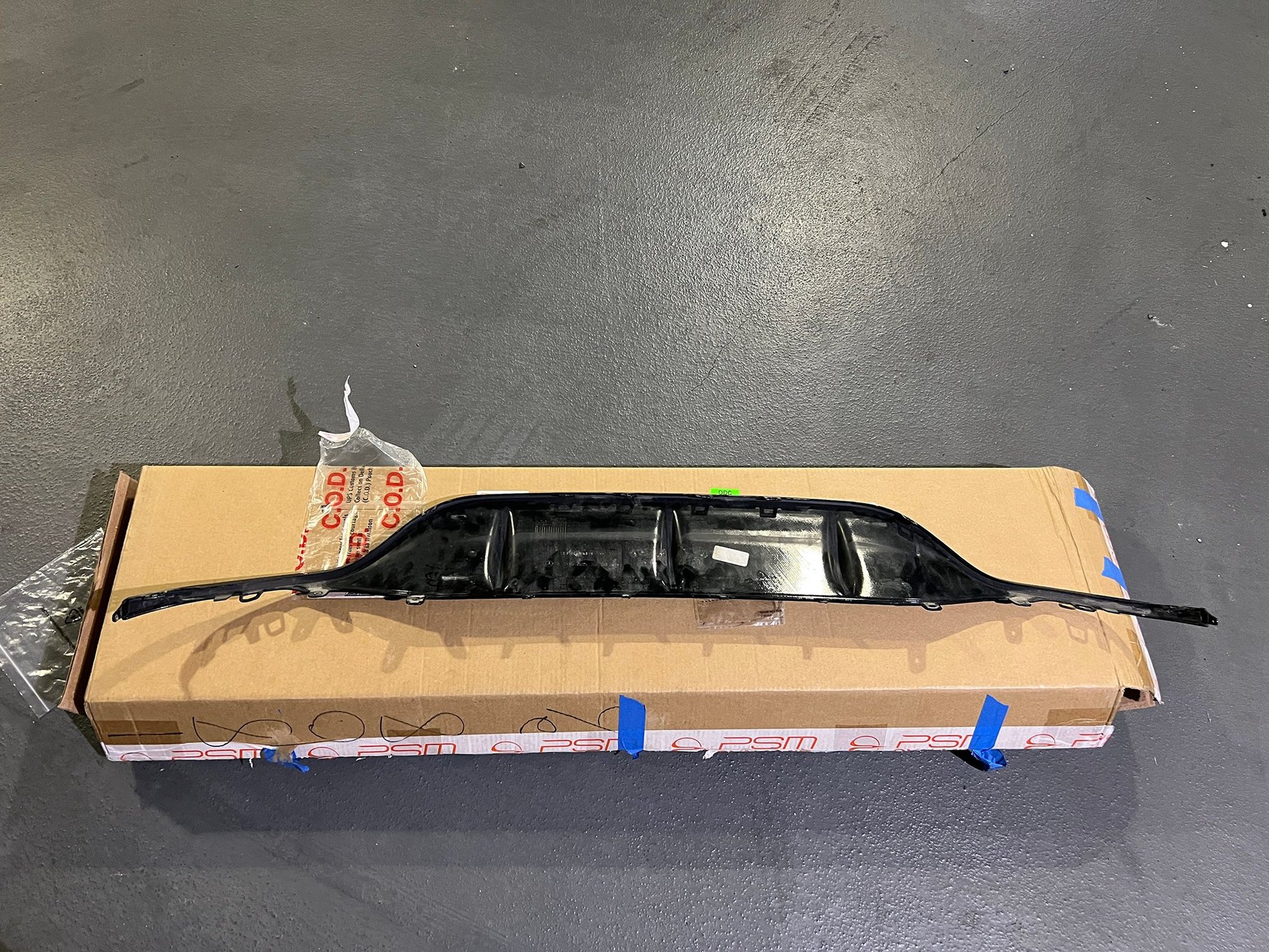 Exterior Body Parts - W205 OEM Black Diffuser Under Cover (Midnight Package option) 2015-2018 A2058857538 - Used - 2015 to 2018 Mercedes-Benz C43 AMG - Mississauga, ON L5B0E1, Canada