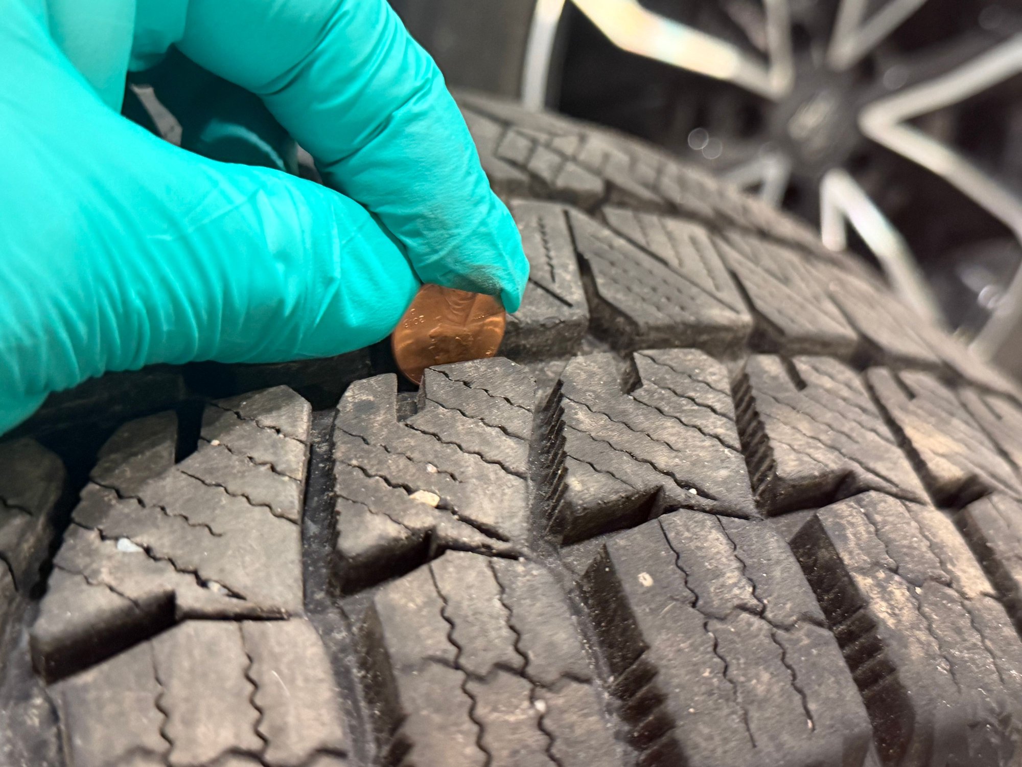 Wheels and Tires/Axles - 17 inch Snow tires Bridgestone Blizzak WS90 with Wheels GLB - Used - -1 to 2027  All Models - Bemidji, MN 56601, United States