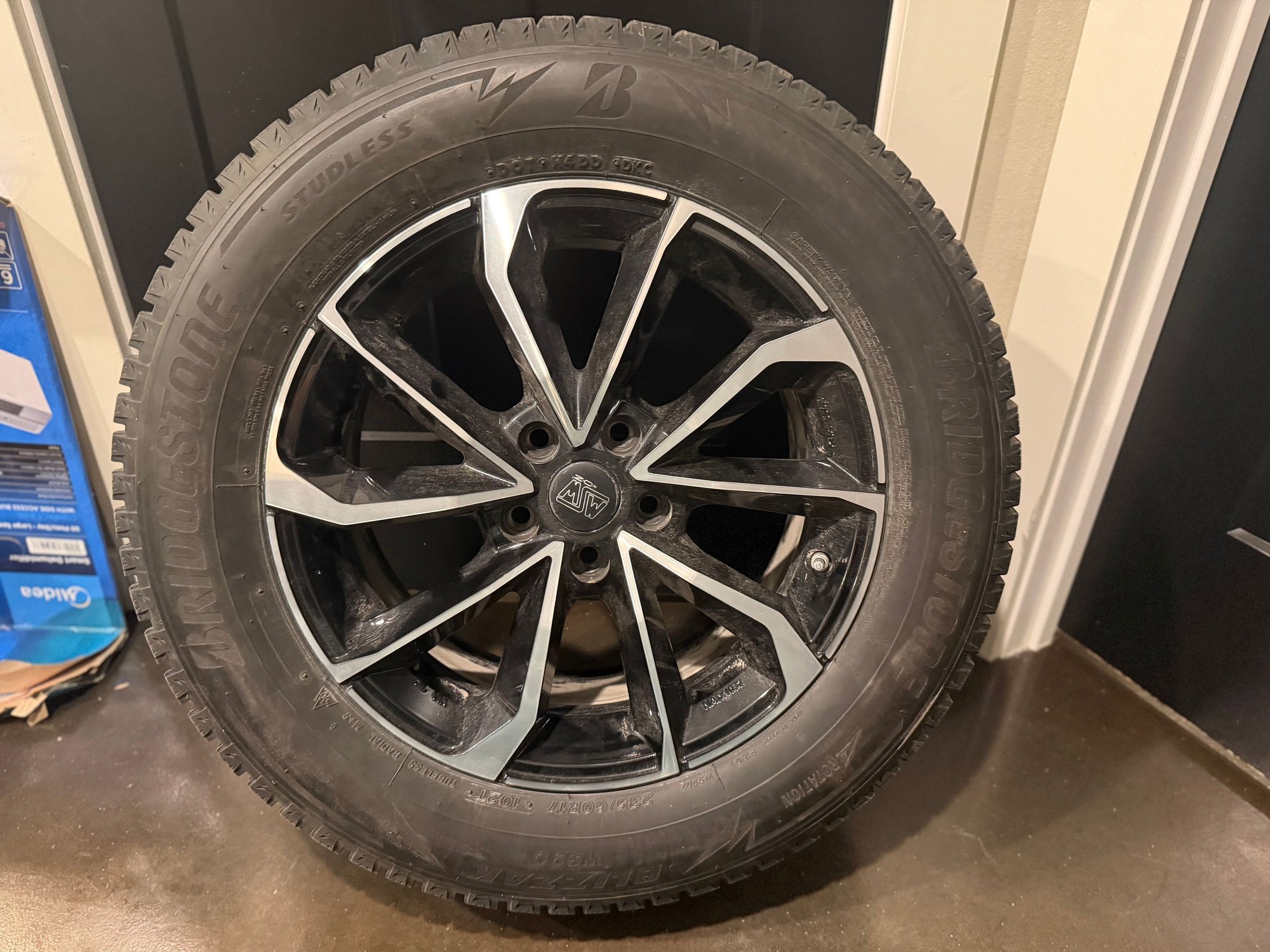 Wheels and Tires/Axles - 17 inch Snow tires Bridgestone Blizzak WS90 with MSW Wheels GLB X 4. - Used - 2020 to 2027 Mercedes-Benz GLB-Class - 0  All Models - Minneapolis, MN 55450, United States
