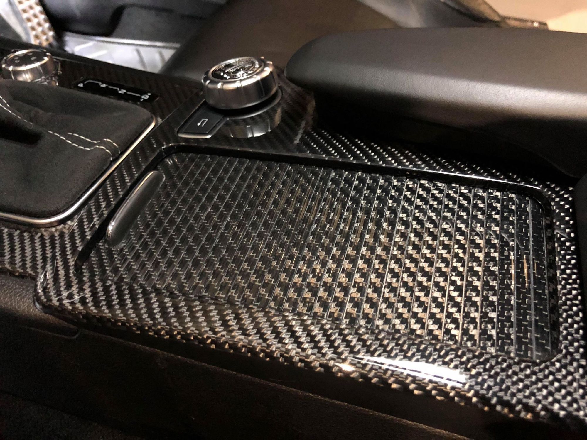 Interior/Upholstery - FS: CF Slider Cover for Euro-armrest for W204 C63 AMG & W212 E63 AMG - New - 2008 to 2015 Mercedes-Benz C63 AMG - 2009 to 2016 Mercedes-Benz E63 AMG - Kolobrzeg, Poland