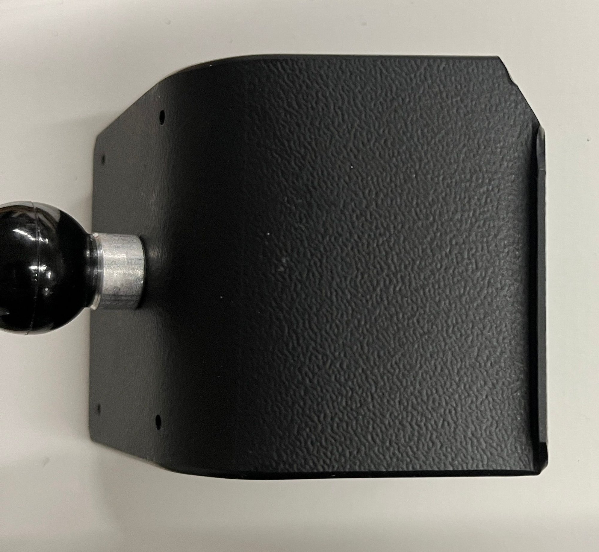 855814 mount with 17mm ball on 6mm spacer. ProClip logo and double-sided tape removed. Note factory top corner trimmed.