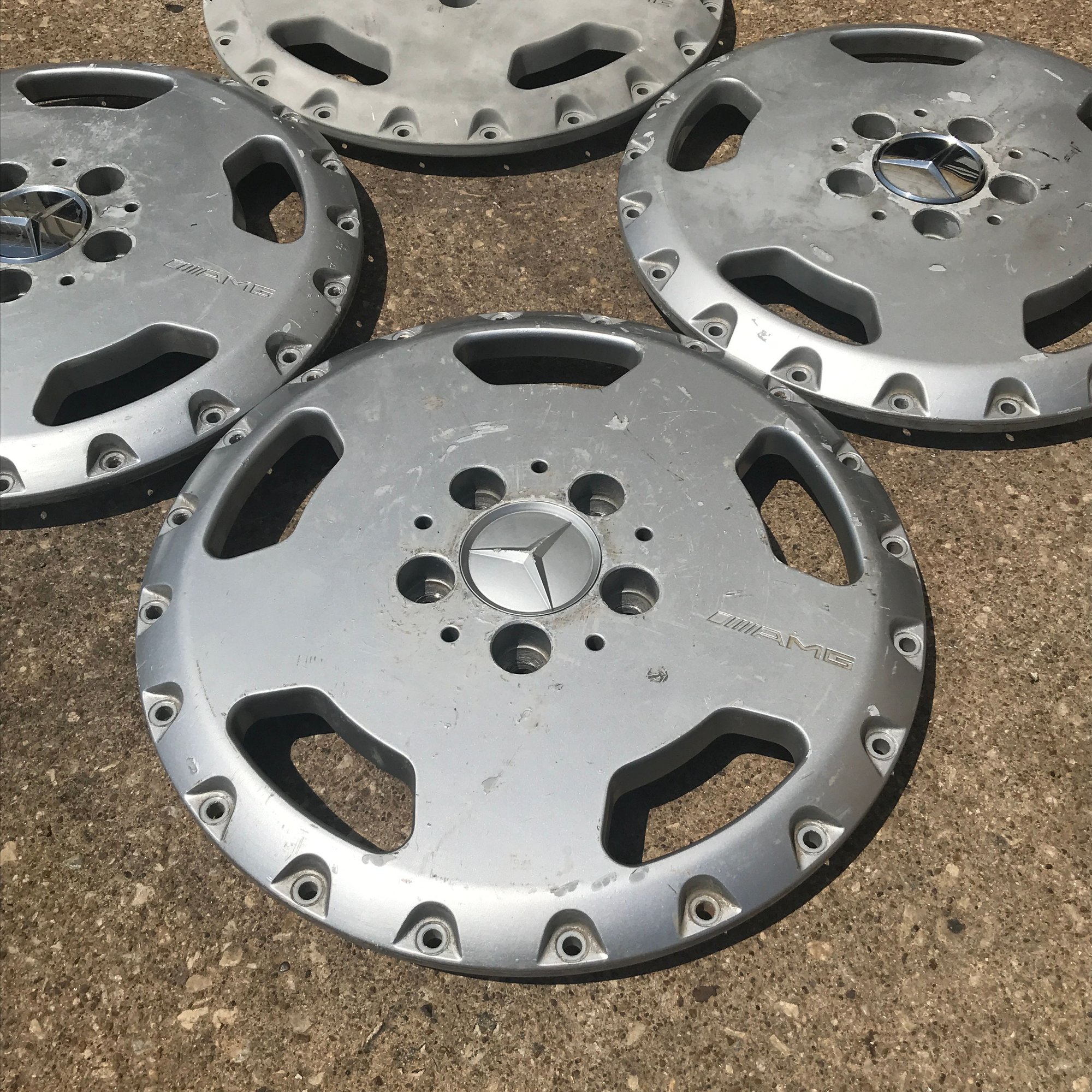 Wheels and Tires/Axles - AMG Aero 2 centers/faces - Used - 0  All Models - Dallas, TX 75229, United States