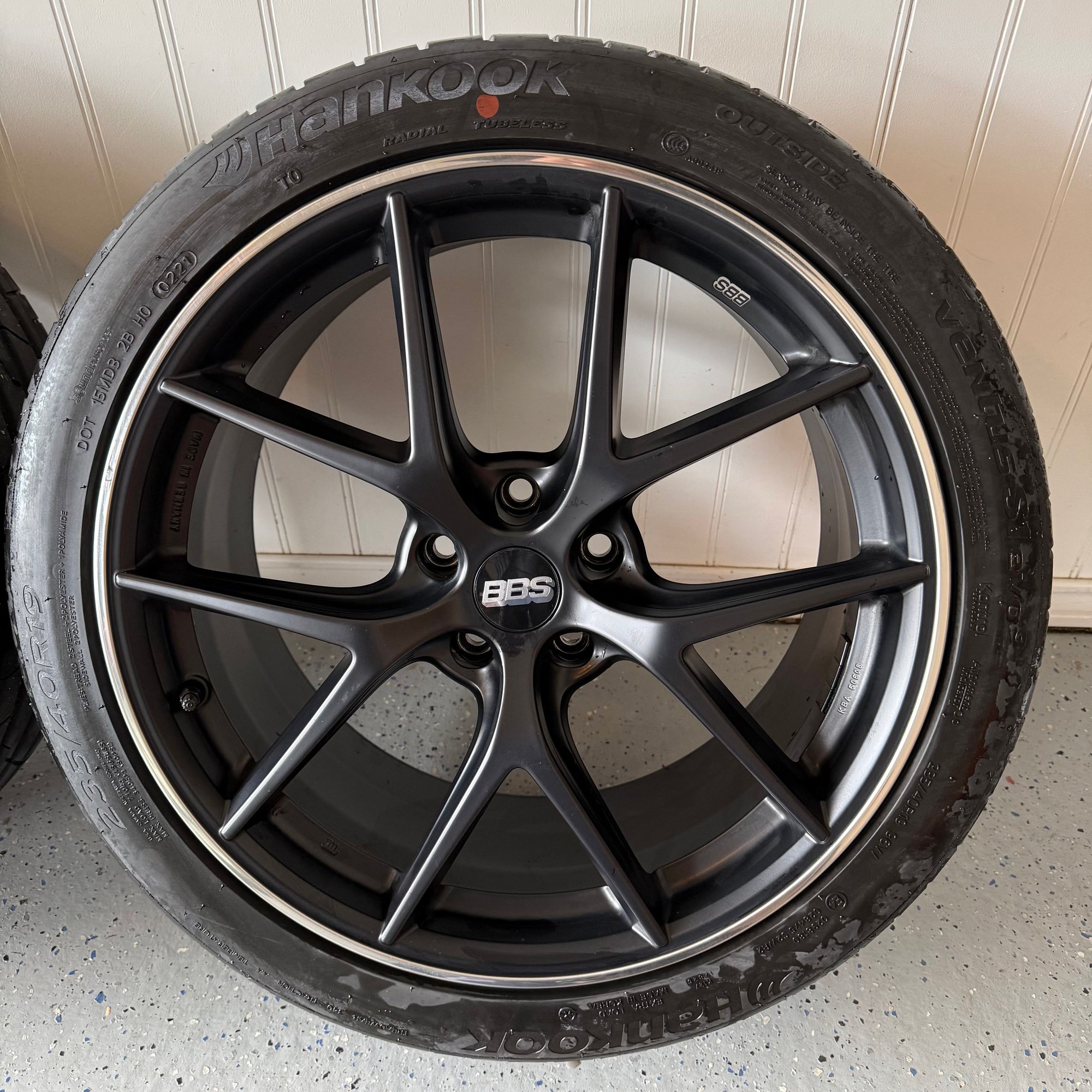 Wheels and Tires/Axles - BBS CI-R 19 inch staggered wheels tires taken off 2019 C63S matte black with polished - Used - 2015 to 2022 Mercedes-Benz C-Class - Aurora, CO 80016, United States