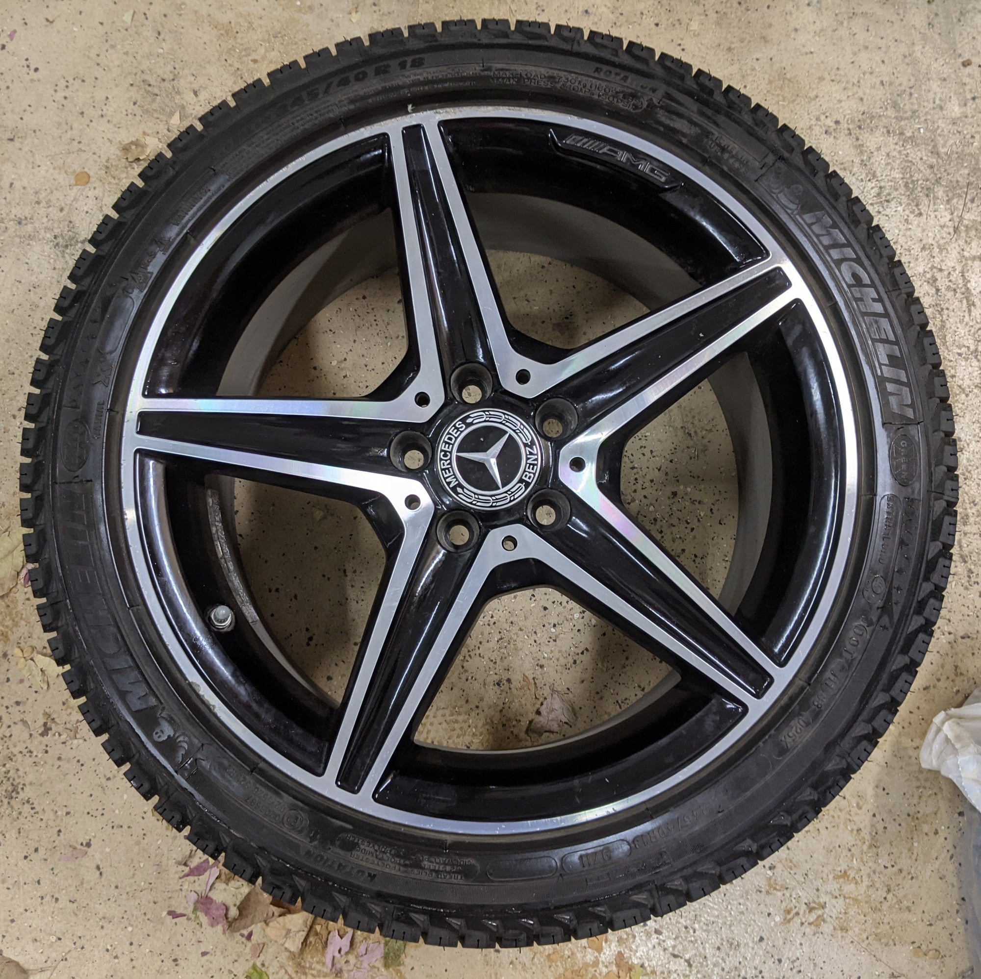 Wheels and Tires/Axles - W205 18" 5-spoke AMG wheels - Used - 2015 to 2020 Mercedes-Benz C300 - Chaska, MN 55318, United States