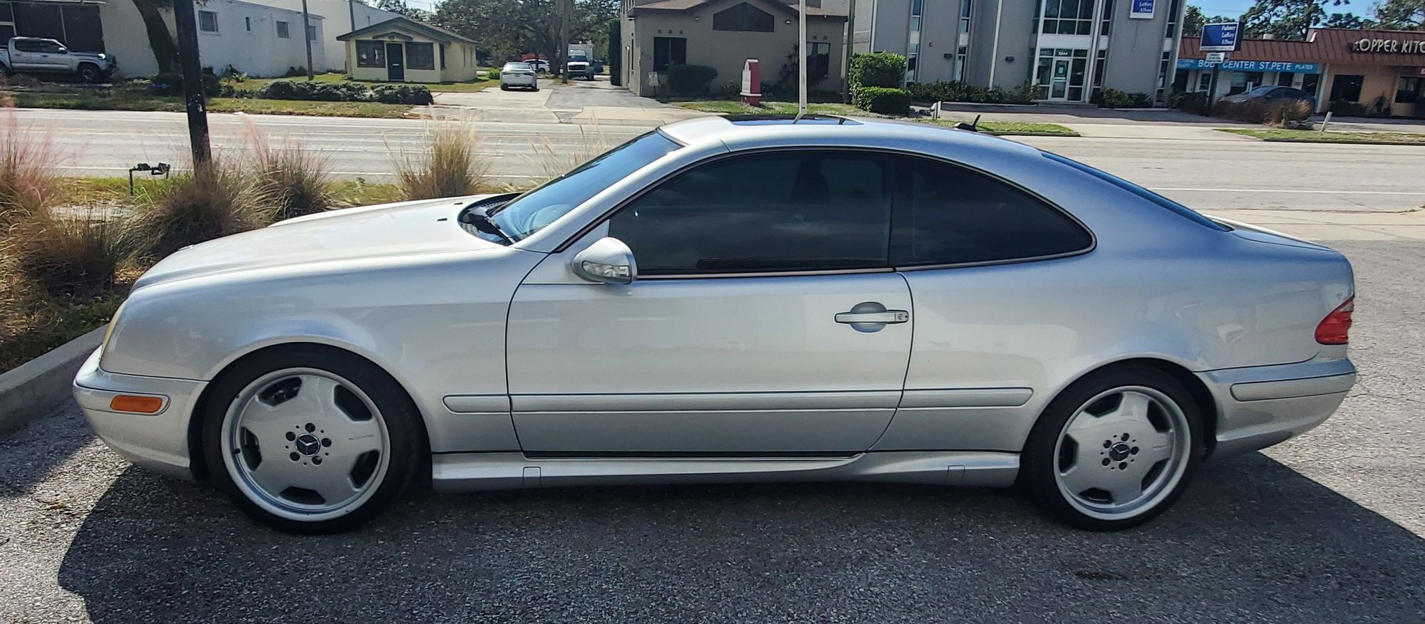 2002 Mercedes-Benz CLK55 AMG - 2002 CLK55 73500 miles! Excellent shape and well maintained. - Used - VIN WDBLJ74G72T111753 - 73,500 Miles - 8 cyl - 2WD - Automatic - Coupe - Silver - Clearwater, FL 33764, United States