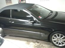 "Sliky" (CLK) 350 cabriolet W209- 2007, black on black, fully loaded!