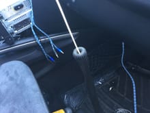 Worked perfect for routing all those cabled through the dash.