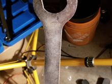 36mm long skinny wrench. 