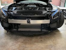 Center area you can see the cover panel that ticks into bumper