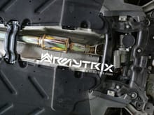 Armytrix mid pipe fitted