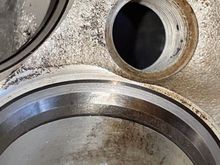 See all clean after 350/450/700/1000 grit diamond paste 