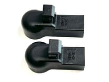 Shortened IGUS removable ball socket compared to standard socket length.