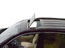 open top panoramic sunroof can slide back and forth