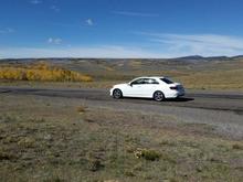 Nice mountain valley around 9k with fall colors.