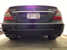 E63 W211 Rear Diffuser build