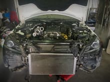 c250 cgi coupe turbo/water to air cooler upgrade