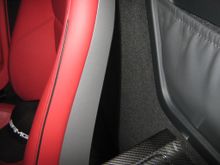 picture showing how little space is actually behind the seats