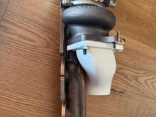 downpipe flange prototype printed in PLA