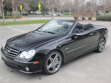 The CLK63 AMG Cabriolet is very rare - this example is 1 of 143 made this year, and only 243 were produced