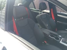 red seatbelts