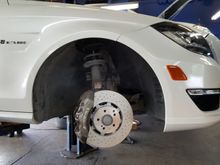 Brakes on an CLS63