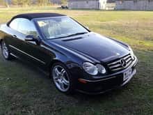 First picture of our CLK 550 at home on our horse farm, Avenasa Farm on the Eastern Shore of Virginia.