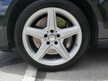 18" AMG Staggered Wheels. Brand new front OEM rotors and pads.