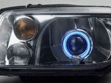 Headlight retrofitted with G1 HID Bi xenon projector