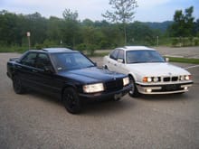 87 190e: euro headlight conversion, and 95 BMW 530i