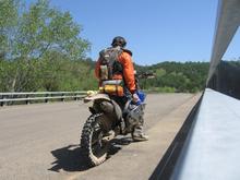 Yamaha WR450F. Three mountain ranges... four water crossings... three hundred miles of dirt trails... ten galllons of gas... one most excellant weekend!