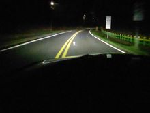 With Digital Lights, the reflective glare from street signs was reduced.