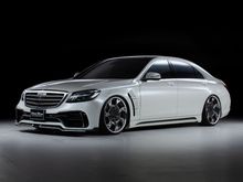 WALD Sports Line Black Bison Edition Aero Body Kit with Fenders, Mercedes S-Class W222 Long 2018-2020