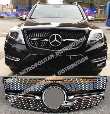 Grille Sport all black for Mercedes X204 GLK-CLASS AMG LOOK