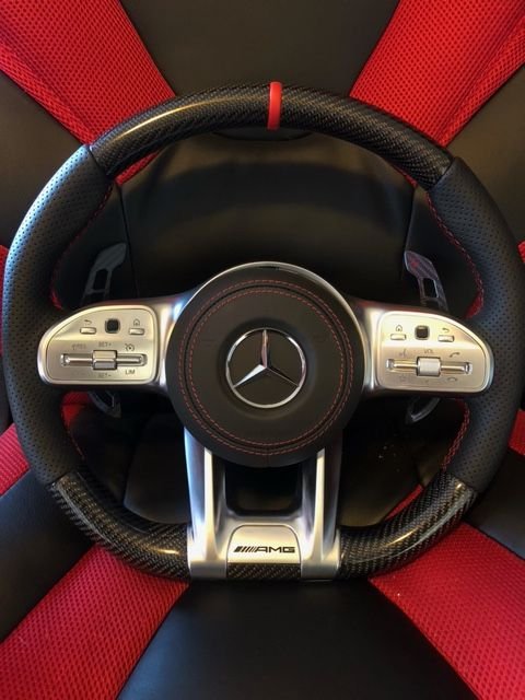 Interior/Upholstery - 2019+ AMG Steering wheel - New - 2019 to 2021 Mercedes-Benz All Models - Limington, ME 04049, United States