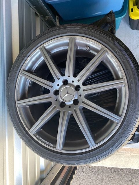 Wheels and Tires/Axles - 2014-2016 E63 AMG Rims with Bridgstone Potenza Tires - $1500 - Used - 2014 to 2016 Mercedes-Benz E63 AMG S - Amherst, NH 03031, United States