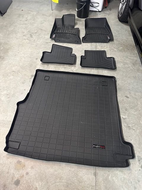 Interior/Upholstery - WeatherTech floor mats from 2018 E63S wagon, including cargo area (Mercedes W213) - Used - 2018 to 2025 Mercedes-Benz E63 AMG S - Newport, RI 02842, United States