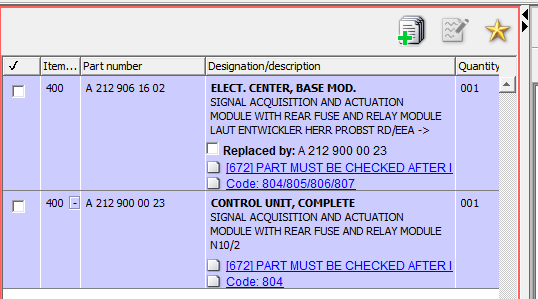 REAR SAM CODES FOR WDDKK5KF4EF252085