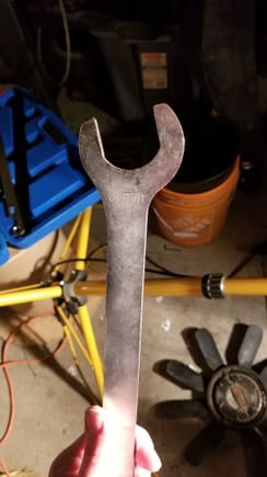36mm long skinny wrench. 