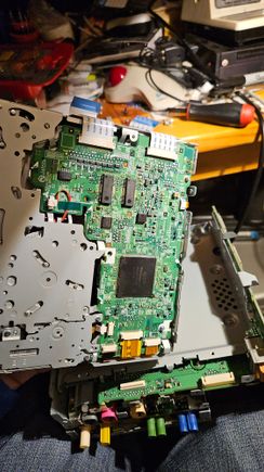 the DVD on-board control module