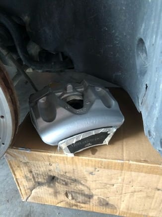 Front Caliper with 1 Coat of Paint