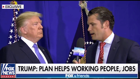Trump says, Fox News says, Trump says, Fox News says ....
