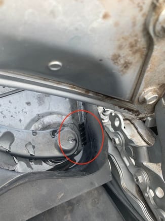 Driver Side Drain