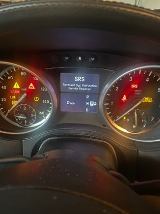 SRS, ESP, Airmatic…etc …Warnings on dashboard