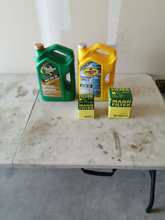 Brought some new oil to test it out from Canadian Tire. They are on sale for like $30 5L