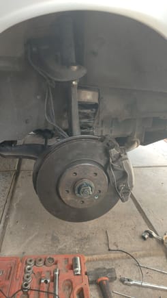 Installed w210 E320 front brakes