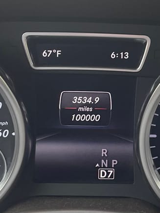Our GL350 hit 100K!