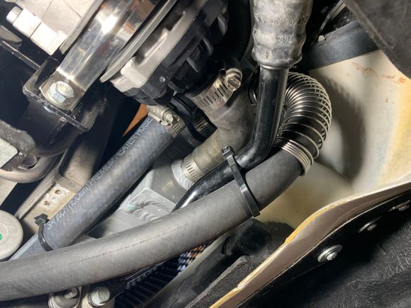 Coolant pump connected to PLM