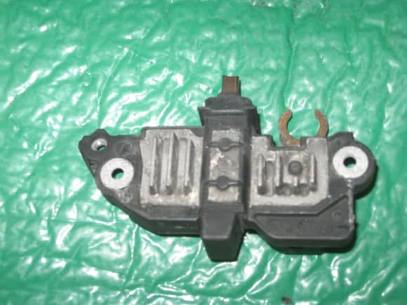 Voltage regulator removed from alternator