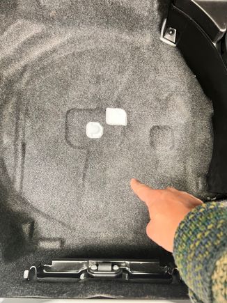 Also moist in the bottom of this area, including some moisture underneath the fiber carpet. Mostly on the left side. 