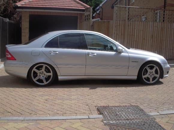 Side profile, lowered with Bilstein B12 suspension tuning kit